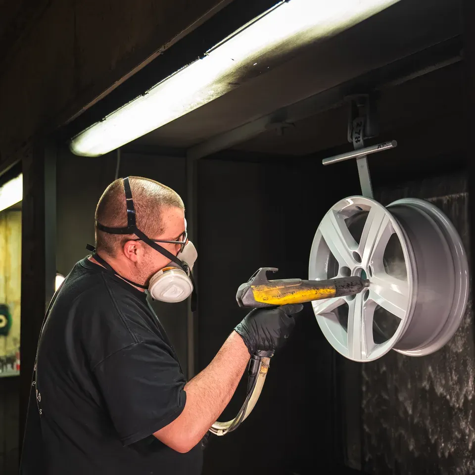 Bill, Painter at Rolling Rims