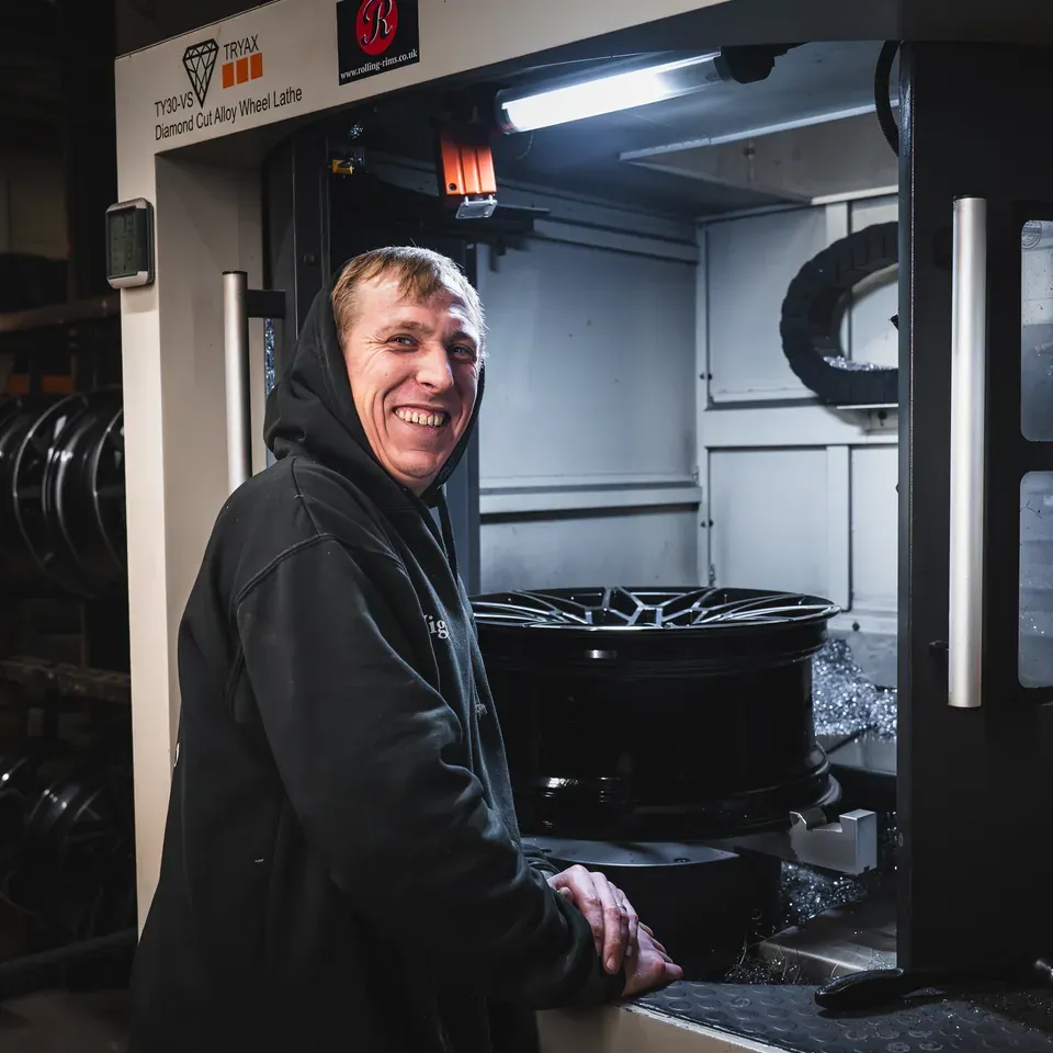 Wiggy, Lathe Operator / Painter at Rolling Rims
